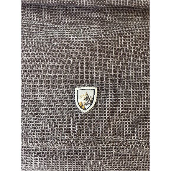 KÜHL 5 Panel Russet Brown Soft Waffle Textured Button Down Shirt Men’s S - Picture 7 of 13